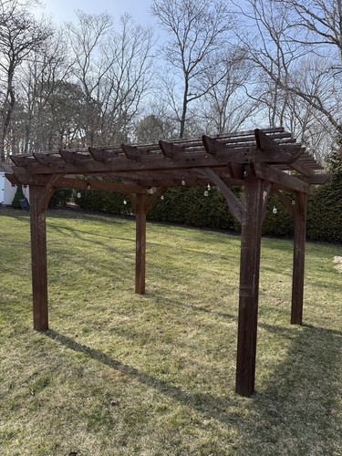 Pergola x10 assembled 4 - assembled,