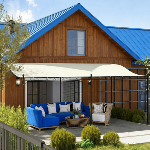 8 wooden pergola - wooden,