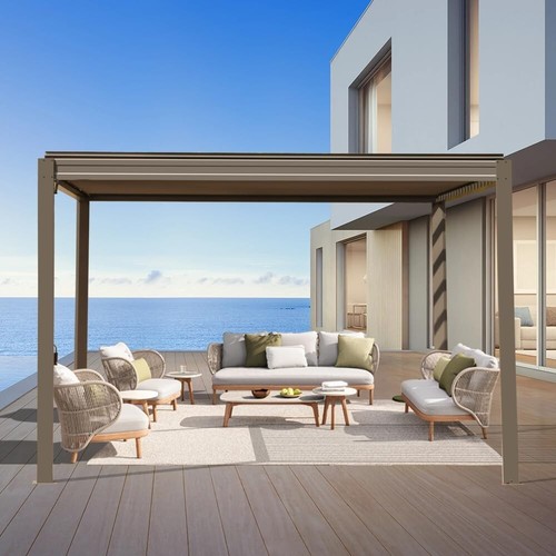 Domi outdoor 10x10ft brown - domi,