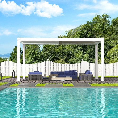 Pre owned 10x16ft louvered - 10x16ft,