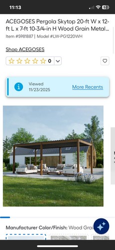 Acegoses pergola 20x12 with - acegoses,